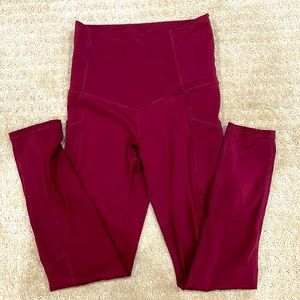 Champion burgundy leggings